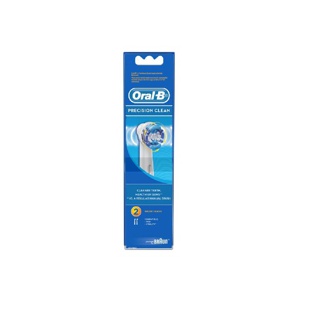 Oral-B ออรัลบี หัวแปรงสีฟันไฟฟ้า รุ่น Precision Clean ขนแปรงทำความสะอาดทั่วไปทำความสะอาดล้ำลึก 2 หัว