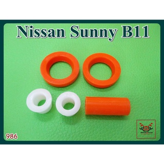 NISSAN SUNNY B11 GEAR BUSHING "ORANGE" SET (986) // บูชคันเกียร์ สีส้ม ครบชุด สินค้าคุณภาพดี