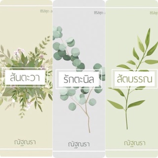 ชุด ลงท้ายที่ผูกพัน 3 เล่ม : 1.สันตะวา 2.สัตตบรรณ 3.รักตะนิล ณัฐณรา /หนังสือใหม่นอกซีล