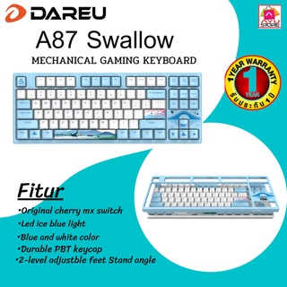 DAREU A87 Swallow คีย์บอร์ด (แบบมีสาย) รัปประกัน 1 ปี