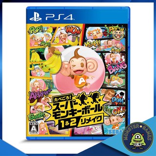 Super Monkey Ball 1+2 Remake Ps4 Game แผ่นแท้มือ1!!!!! (Super Monkey Ball 1&amp;2 Remake Ps4)(Super Monkey Ball Ps4)