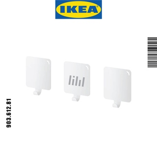 IKEA อิเกีย PLUTT พลุทท์ ตะขอแขวน มีกาวในตัว