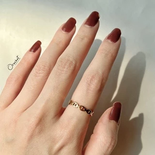 Orachat | Jenny 14k ring. (แหวนตัวเรือนสแตนเลส)