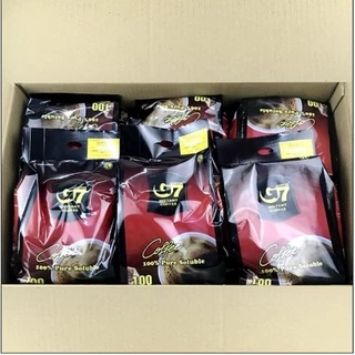 G7 กาแฟดำ ขนาด 2 กรัม (จำนวน 100 ซองต่อถุง) Black Coffee 100% Pure Black (หมดอายุ 01/28) แท้เวียดนาม ดั้งเดิม หอม เข้ม