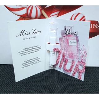 น้ำหอม ดิออร์ แท้💯%DIOR Miss Dior Rose NRoses EDT  1 ML. มีฉลากไทย