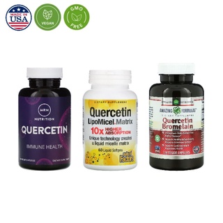 พร้อมส่ง💚Quercetin Bromelain - Solaray - Natural Factors