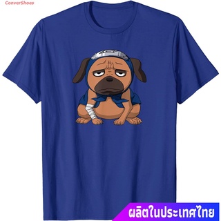 เสื้อยืดยอดนิยม Naruto Shippuden Pakkun T-Shirt Sports T-shirt