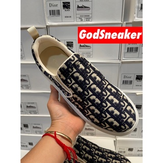 [ พร้อมส่ง ] Dio-r Slip On Monogram Black Size 36 - 45 [ ORI ]