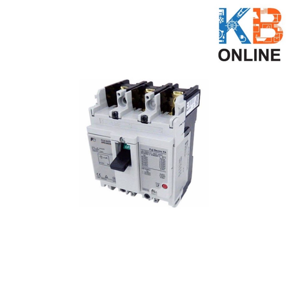 เบรกเกอร์ BW100EAG 3P 100A FUJI Circuit Breaker BW100EAG 3P 100A FUJI ...