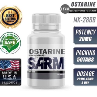 Sarm Combo Ostarine MK-2866 20mg จำนวน 50 เม็ด ให้คำปรึกษา ฟรี!! ทักมาสอบ่ถามได้เลยครับ