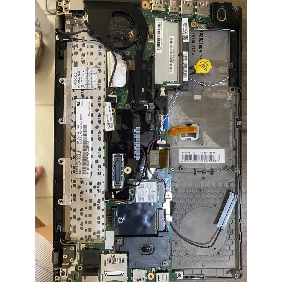 แล็ปท็อปหลัก lenovo thinkpad x260 i5 6300u, x270 i5, x240 i5, x250 i5, l430,l440,t470,t460s เดิมถอดช