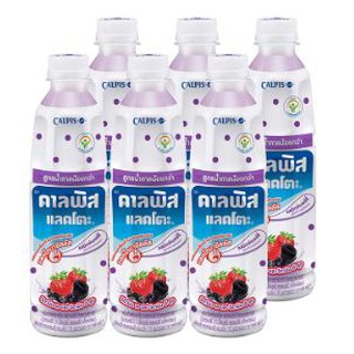 คาลพิส แลคโตะ รสมิกซ์เบอร์รี่ ขนาด 300ml ยกแพ็ค 6ขวด เครื่องดื่มผสมนมเปรี้ยว CALPIS LACTO MIXED BERRY