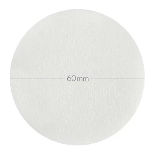 กระดาษกรองกาแฟวงกลม 100แผ่น สีหลัก สีขาว สำหรับหม้อต้มกาแฟ Moka Pot Paper Filter[MANCAFE]