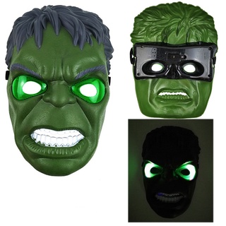 หน้ากากคอสเพลย์ Marvel Hulk Mask Bruce Banner Figurine เหมาะกับงานปาร์ตี้ฮาโลวีน สําหรับเด็กผู้ชาย