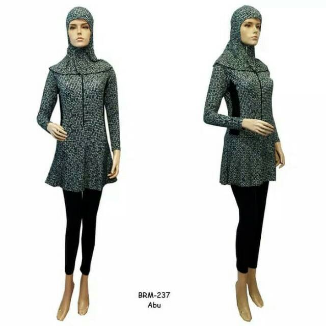 ชุดว่ายน้ําสําหรับผู้ใหญ่ชาวมุสลิมขนาดใหญ่ 5l Brm-237 J