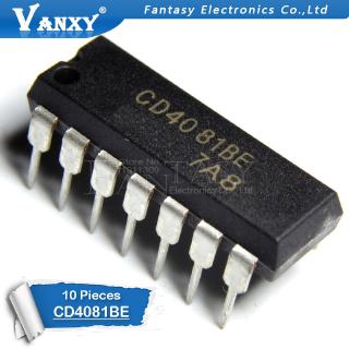 10PCS CD4081BE DIP14 CD4081 DIP 4081 4081BE DIP-14 new and  original IC