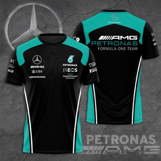 ฮอต!! เสื้อยืด พิมพ์ลายทีม Mercedes F1 AMG Petronas AOP 3 มิติ ไซซ์ S-5XL เหมาะกับของขวัญ สําหรับแฟนคลับ 53535353