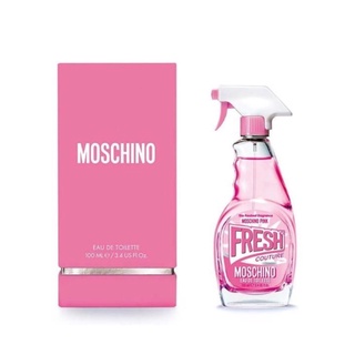 น้ำหอม แท้100% MOSCHINO Pink Fresh Couture EDT 100ml กล่องซีล