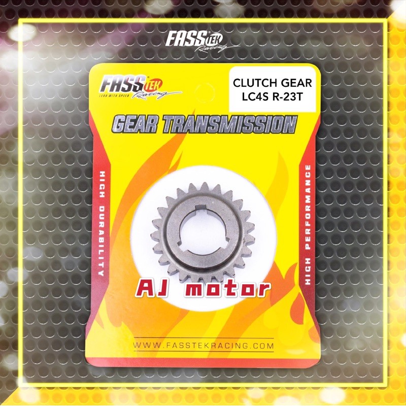 FASSTEK YAMAHA LC135 4S PRIMARY SMALL CLUTCH GEAR RACING 23T LC GEARBOX GEAR BOX ENJIN UMA SCK ARATA