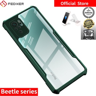 For redmi note 10 4G Note 10 Pro Note 10 Pro Max เคส เคส Case 【Beetle Series】เคสโทรศัพท์ Transparent Back Shockproof Corners Slim เคสมือถือ Cover