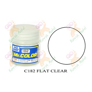 สีสูตรทินเนอร์ Mr.hobby Mr.color C182 Flat Clear 10ml