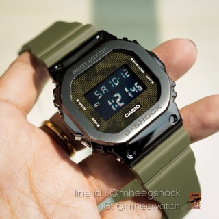 G-Shock Gm-5600B-3DR เขียวทหาร