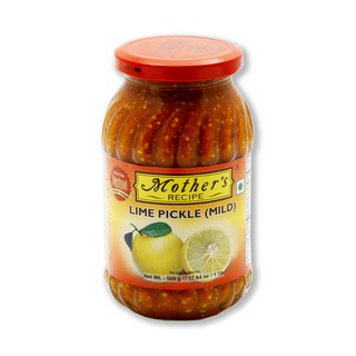 🔥HOT🔥 มาเธอร์ส เรซิพี ไลม์พิคเกิลไมลด์ 500 กรัม Mothers Recipe Lime Pickle Mild 500 g