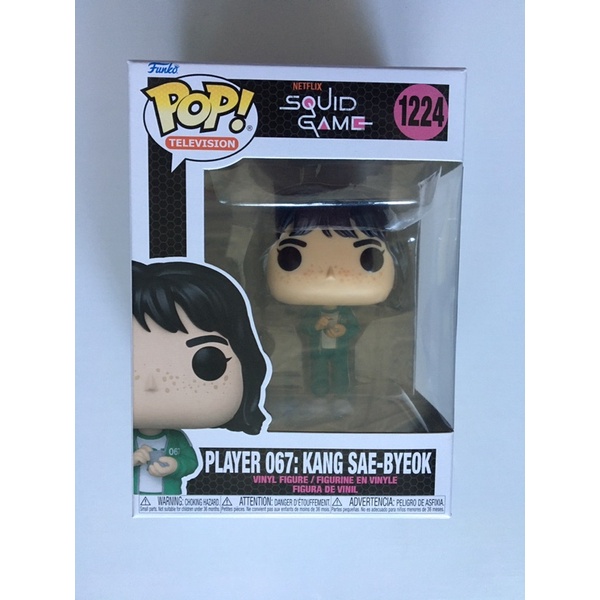 Funko Pop! Television Netflix TV Series Squid Game Player 067: KANG SAE-BYEOK 1224