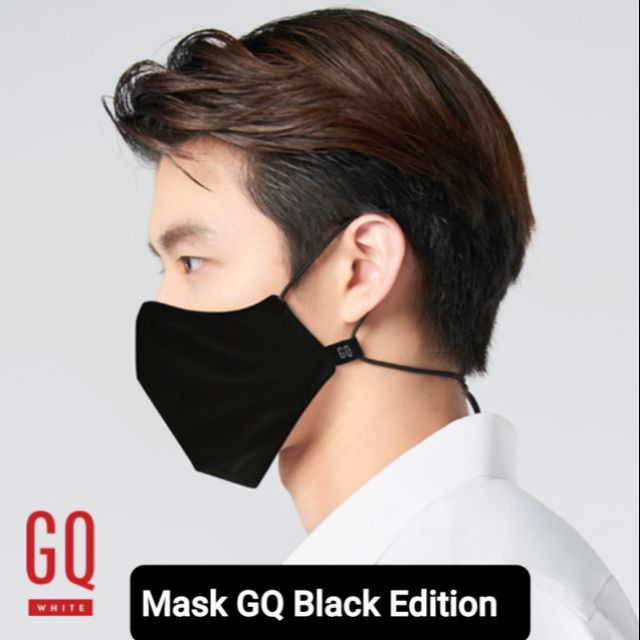 GQ​​ Black​_White​ Mask​ กันน้ำ พร้อมส่ง