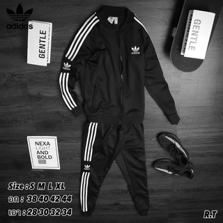 adidas เซ็ตเสื้อแขนยาว+กางเกงวอม