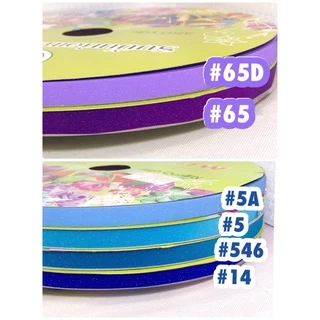 ริบบิ้นกากเพชรใส ตราTW เบอร์2 กว้าง 12มิล ม้วนใหญ่ 350 หลา(ราคาต่อม้วน)
