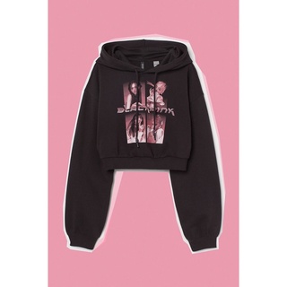 เสื้อฮู้ดดี้ hoodie ลาย blackpink (H&amp;M) | BP