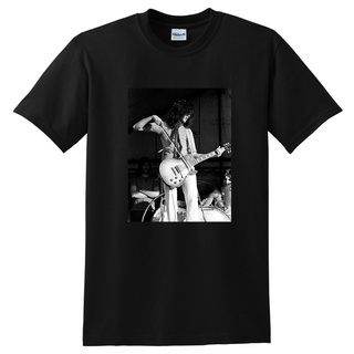 เสื้อยืดวงดนตรีJimmy Page โปสเตอร์ภาพกีตาร์ Led Zeppelinall size