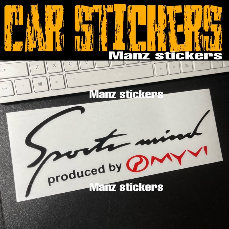 [24HOURS SHIP] STIKER KERETA SPORT MIND MYVI GEN 3 / สติ๊กเกอร์รถยนต์ SPORT MIND MYVI GEN3