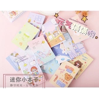 GTRmallshop HY743(ร้านไทย)สมุดโน๊ต(12ลาย) เล่มเล็กพกสะดวกมีลายเส้น (เครื่องเขียนกระดาษ)