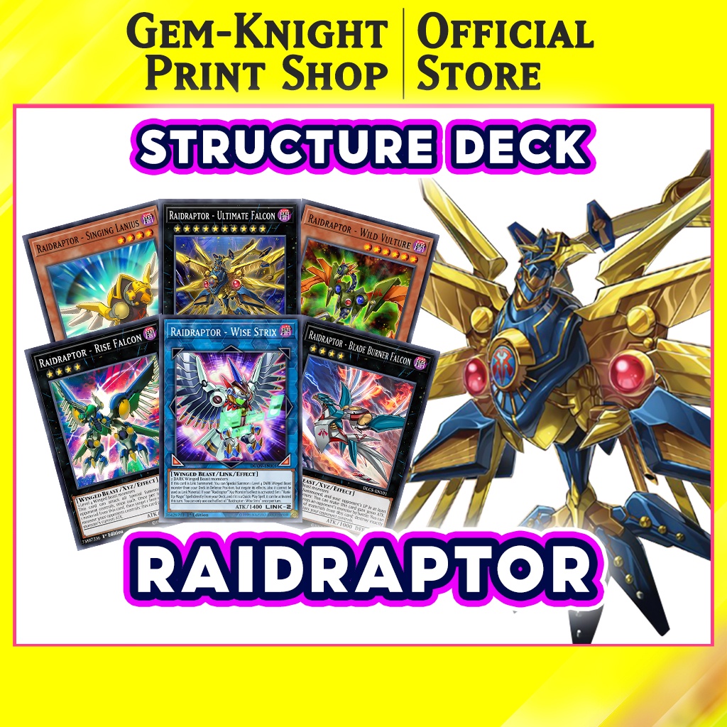 [การ์ดพิมพ์ลาย] Yugioh Deck - Structure Deck: Raidraptor