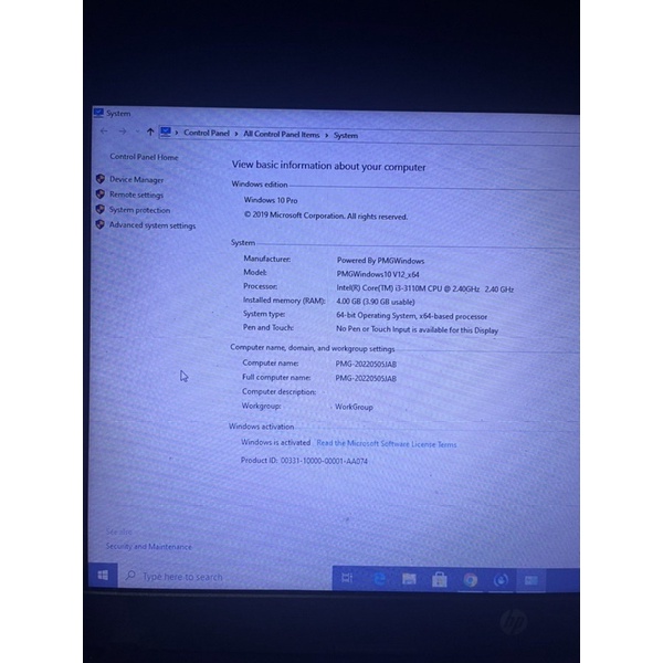 โน๊ตบุ๊คHPมือสองเหมือนใหม่