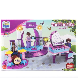 ProudNada Toys ของเล่นเด็กชุดตัวต่อเลโก้แฟชั่น QIAOLETONG NO.TS20125A