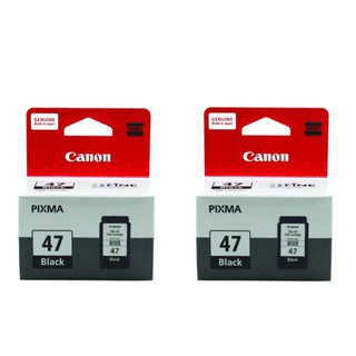 Canon 47 Bk ของแท้ จำนวน 2 ตลับ