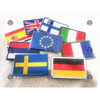 Patch ธงชาติต่างๆ (ยุโรป) (European Patchs)