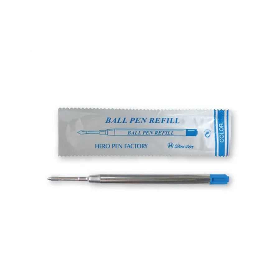 ไส้ปากกา BALL PEN REFILL  ขนาด 0.5 มม. ดำ,น้ำเงิน บรรจุ:1 ไส้