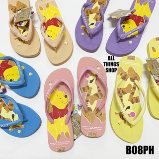 AERA Winnie the pooh 08PH รองเท้าแตะฟองน้ำ หมีพูห์ แบบหนีบ ลิขสิทธิ์แท้