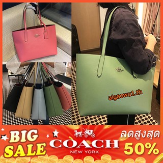 🔥สินค้าขายดี🔥New Coach COACH ใหม่กระเป๋าสะพายไหล่เปิดกระเป๋าช้อปปิ้ง F31535 กระเป๋าสะพาย