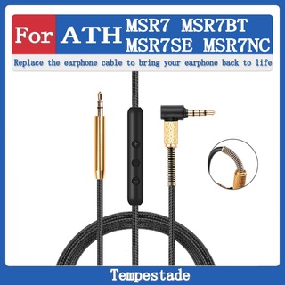 สายเคเบิ้ลอะแดปเตอร์หูฟัง แบบเปลี่ยน สําหรับ ATH MSR7 MSR7BT MSR7SE MSR7NC