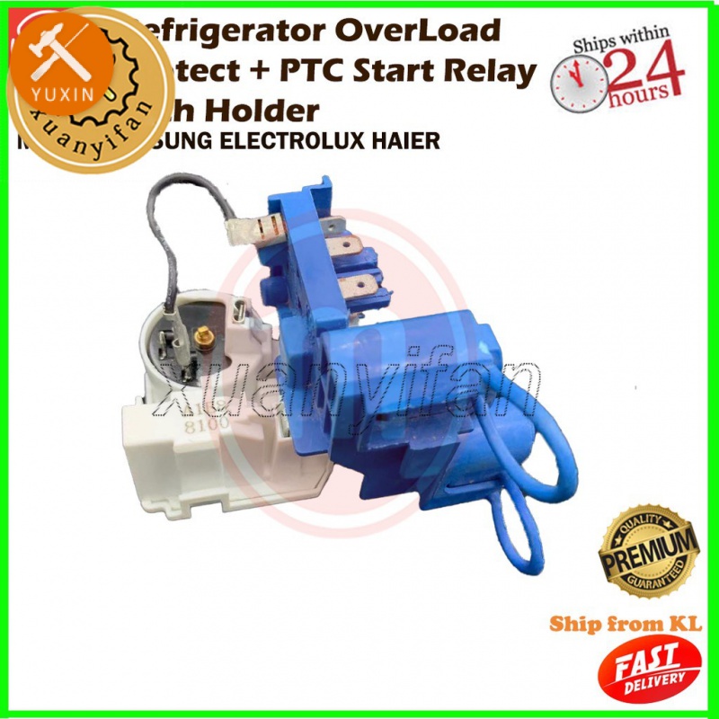 A1E8 8100 ตู้เย็น OverLoad ป้องกัน + PTC เริ่มต้นรีเลย์ผู้ถือ 11 PIN สําหรับ Samsung Zanussi Electro