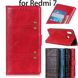 เคส Xiaomi Redmi note 7 note 5 / 5A / MI 8 Lite เกาหลีแฟชั่นหนัง pu พลิกครอบคลุมกรณีโทรศัพท์อ่อน phone case