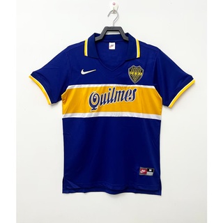 เสื้อกีฬาแขนสั้น ลายทีมชาติฟุตบอล Boca youth home 96-97 AAA แห้งเร็ว ไซซ์ S-XXL