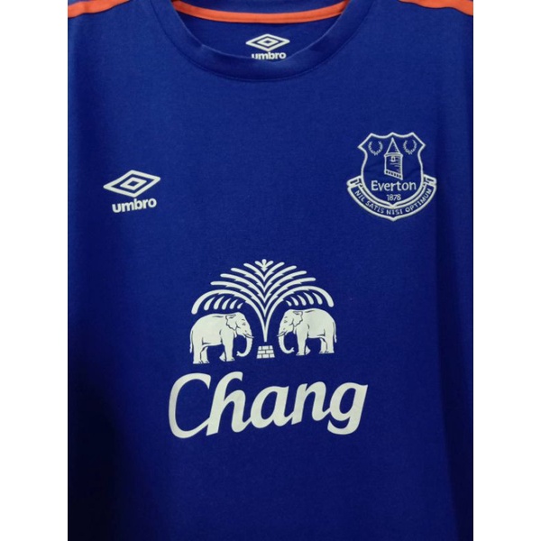 เสื้อยืดมือสอง เสื้อบอล เสื้อกีฬา UMBRO - EVERTON XXL อก 46