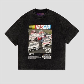 เสื้อยืด โอเวอร์ไซซ์ พิมพ์ลาย Nascar Cup