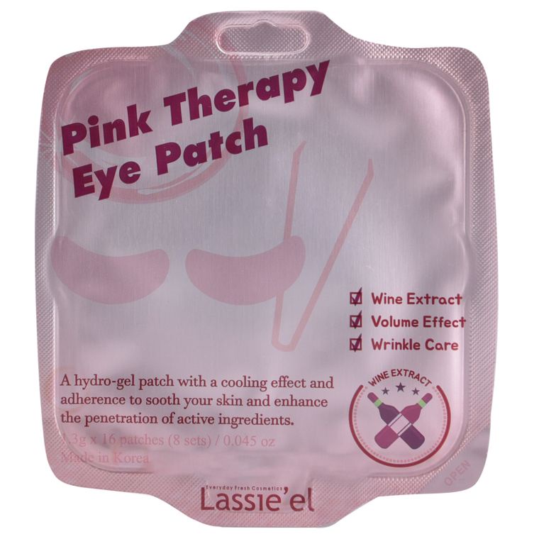 พร้อมส่ง !! [LASSIE'EL] Treatment Eye Patch แผ่นมาส์กใต้ตาบำรุงรอบดวงตา 8 คู่ ของแท้100%